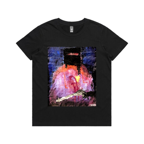 F*g Boy Kelly Women's Black Crew Neck Thumbnail